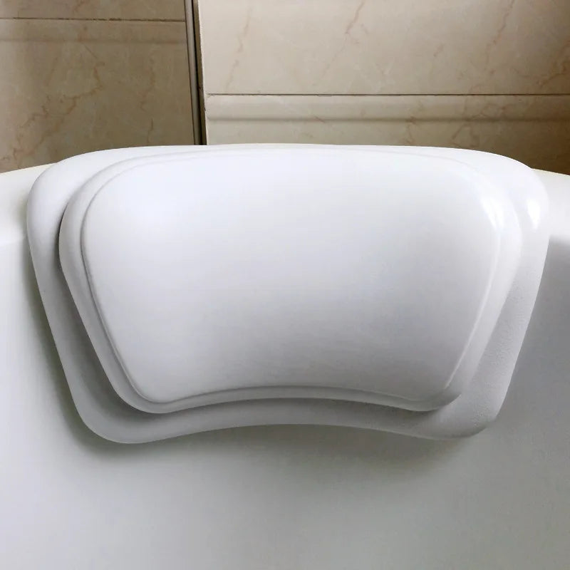 Non-Slip Bathtub Pillow | Waterproof Silicone Foam & PU Bath Cushion