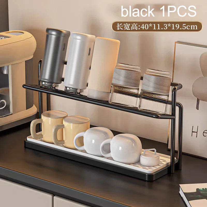 Stainless Steel Baby Bottle Drying Rack | Countertop Cup Drainer Organizer
