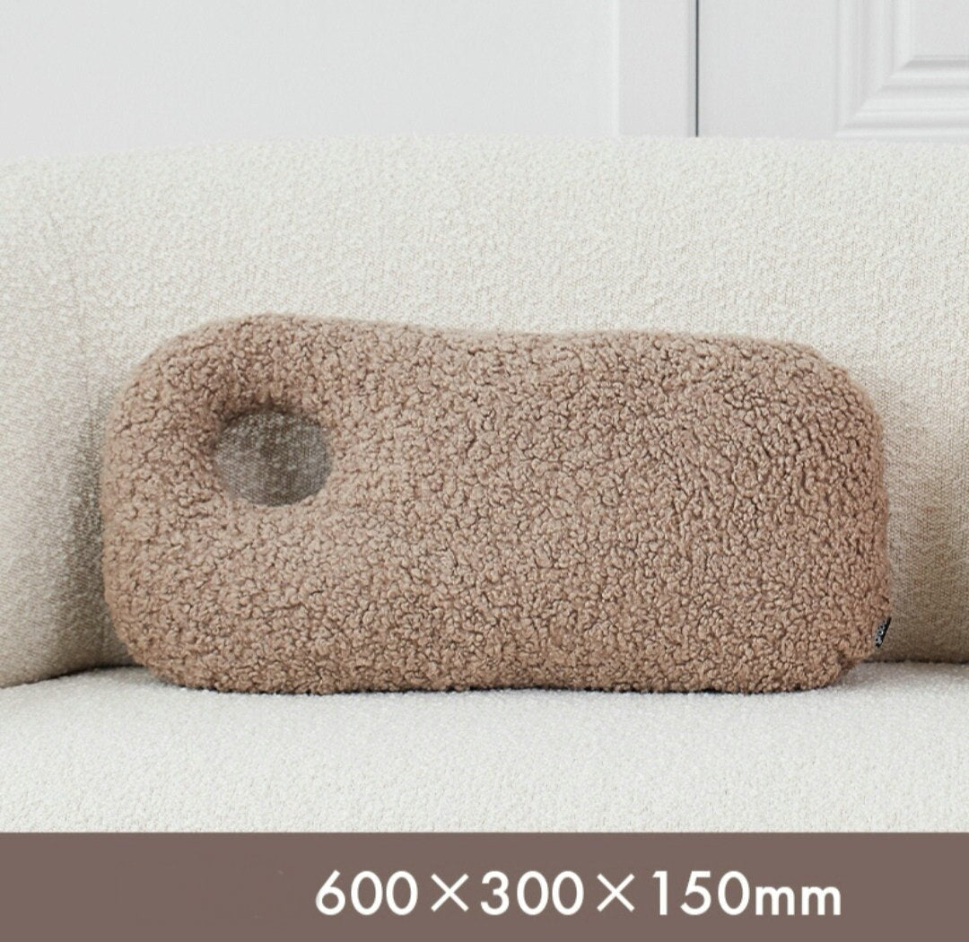 Stone Shaped Plush Pillows | Fluffy Pebble Floor Cushions for Home Decor
