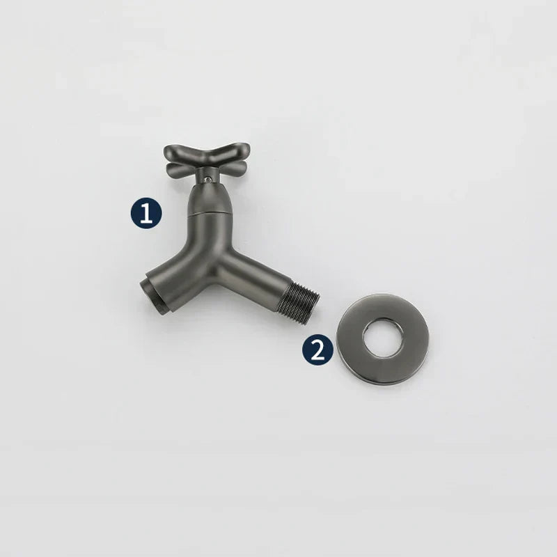 Solid Brass Wall Mounted Cold Water Faucet and Tap