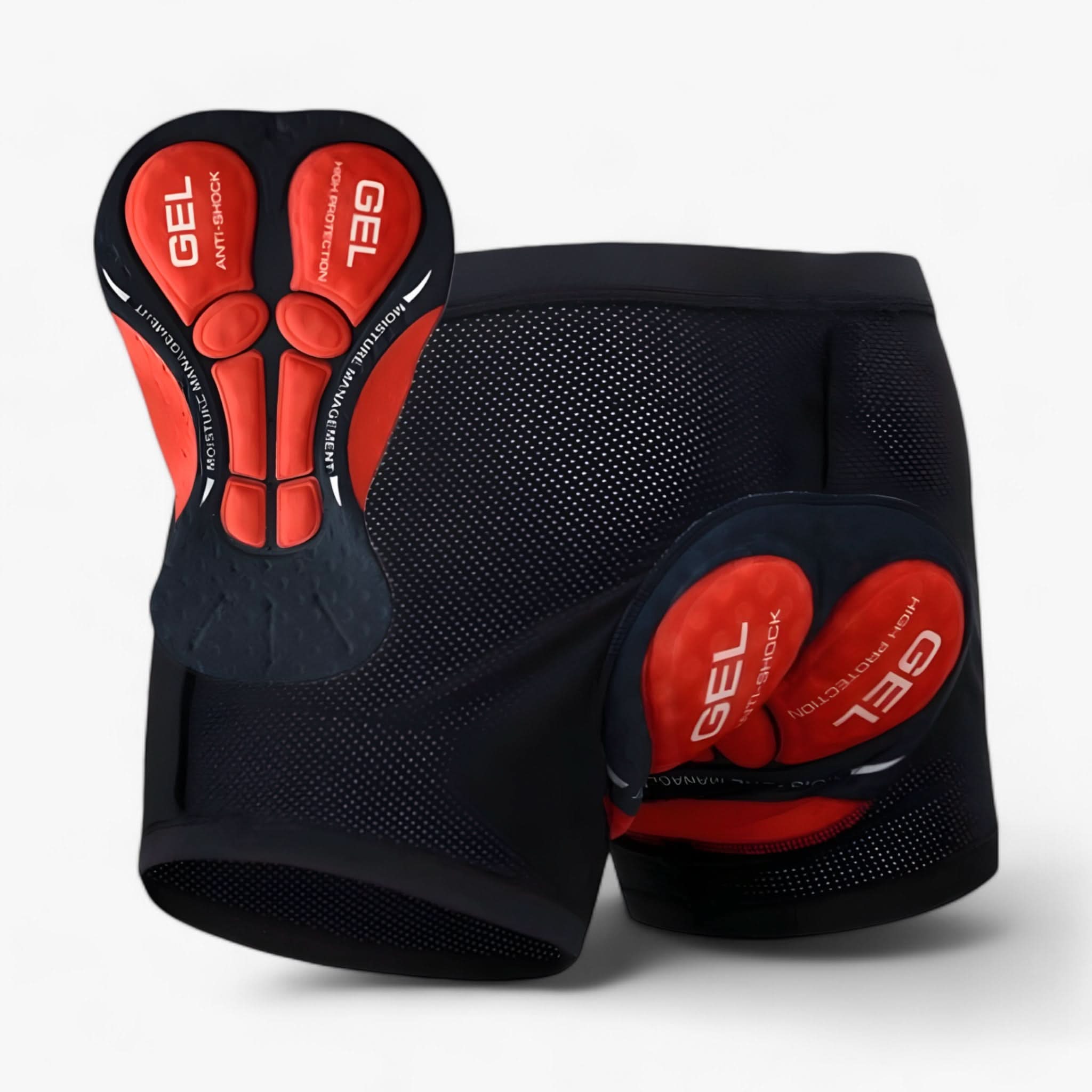 SeatCloud Padded Motorcycle Riding Shorts with 5D Gel Cushioning – Breathable Shock-Absorbing Comfort Shorts