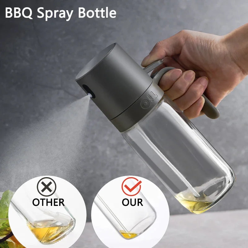 Glass Olive Oil Sprayer | 250ml Air Fryer & Cooking Dispenser