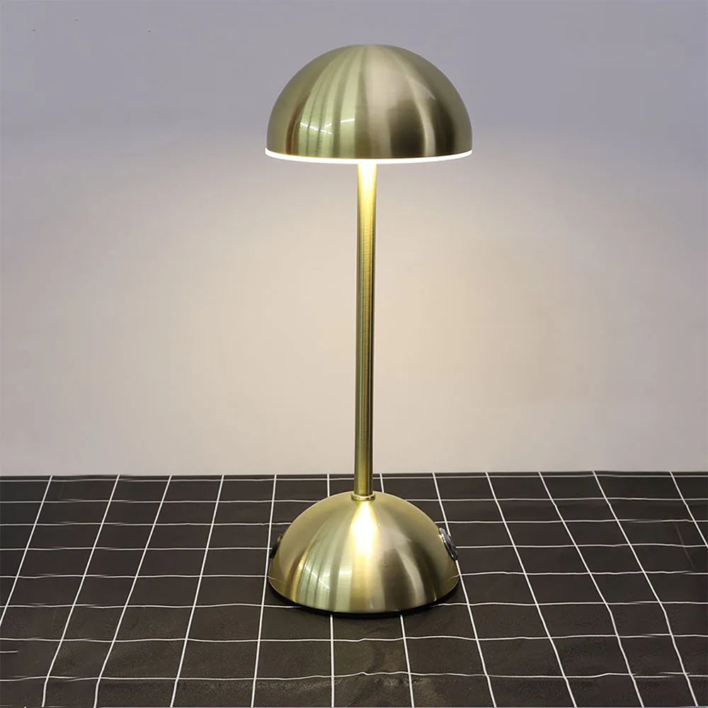 USB Rechargeable LED Touch Table Lamp with 3-Color Lighting