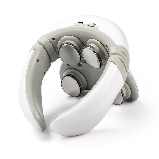 SerenityWave | Soothing 4D Wireless Neck and Shoulder Massager with Heat