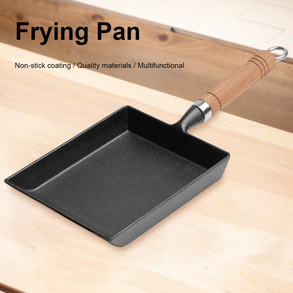 Cast Iron Tamagoyaki Pan | Non-Stick Japanese Omelette Egg Skillet