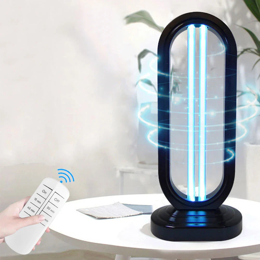 Portable UVC Sterilizer Lamp with Remote Control and Timer for Home