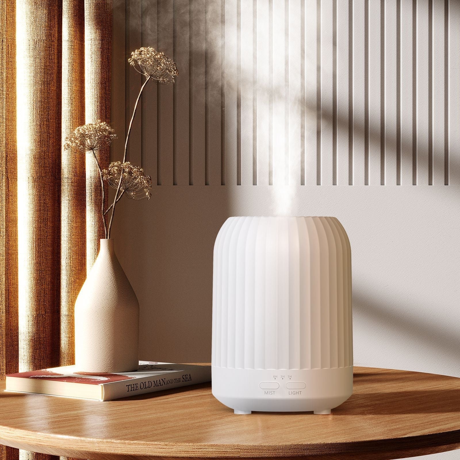 Essential Oil Diffuser & Humidifier | Ultrasonic LED Aromatherapy Night Light