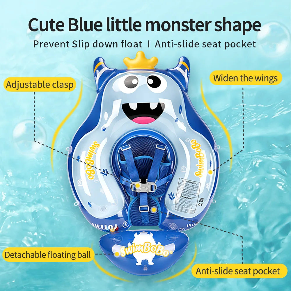 Safe Baby Swimming Ring and Pool Float for 6 to 36 Months