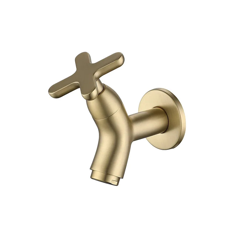 Solid Brass Wall Mounted Cold Water Faucet and Tap
