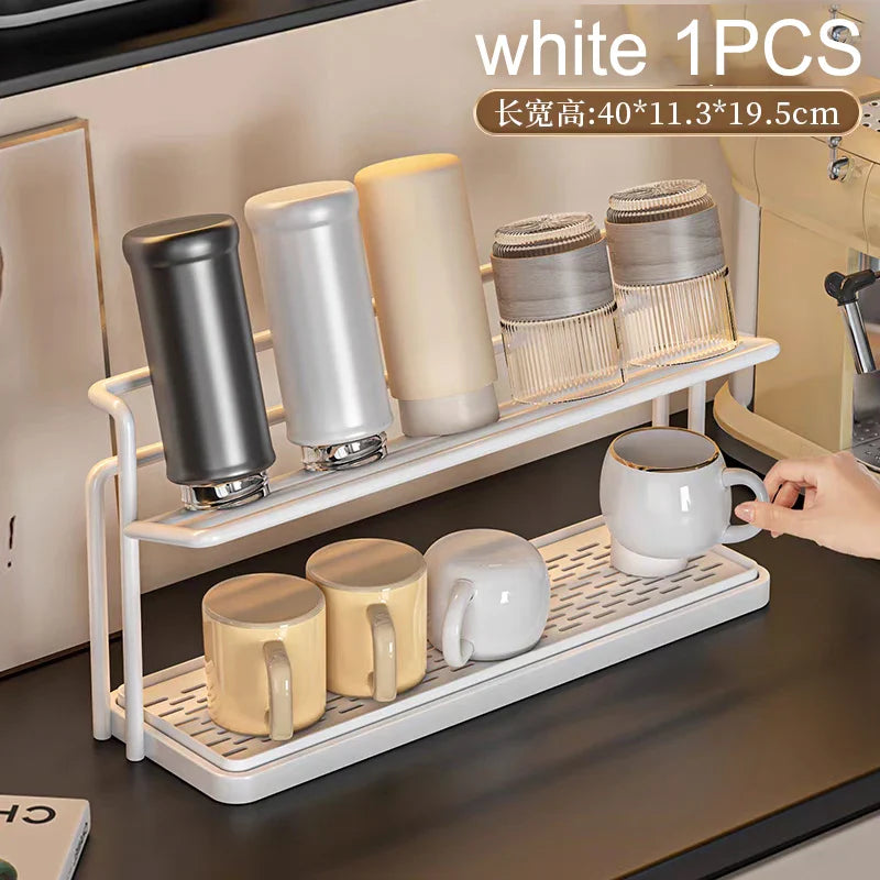 Stainless Steel Baby Bottle Drying Rack | Countertop Cup Drainer Organizer