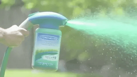 Liquid Lawn Hydro Mousse and Spray On Grass Seed for Patchy Areas