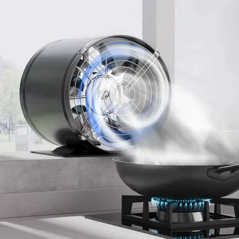 Silent Extractor Fan with Copper Motor – Powerful Wall & Window Ventilation for Kitchen & Bathroom