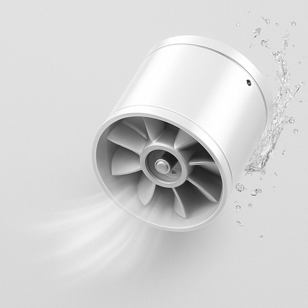 Silent Extractor Fan with Copper Motor – Powerful Wall & Window Ventilation for Kitchen & Bathroom