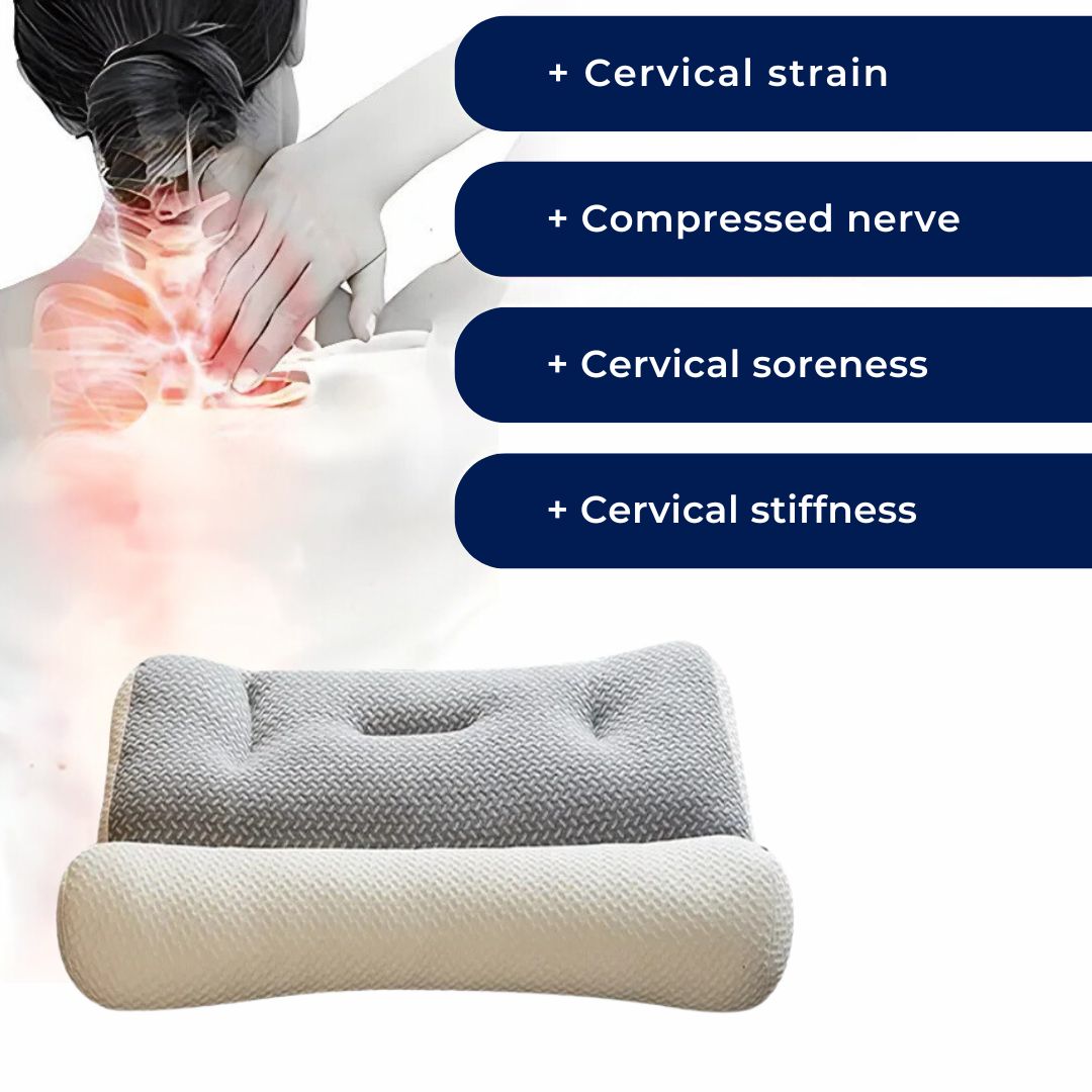 Orthopedic Cervical Neck Pillow | Contour Memory Foam Support for Pain Relief