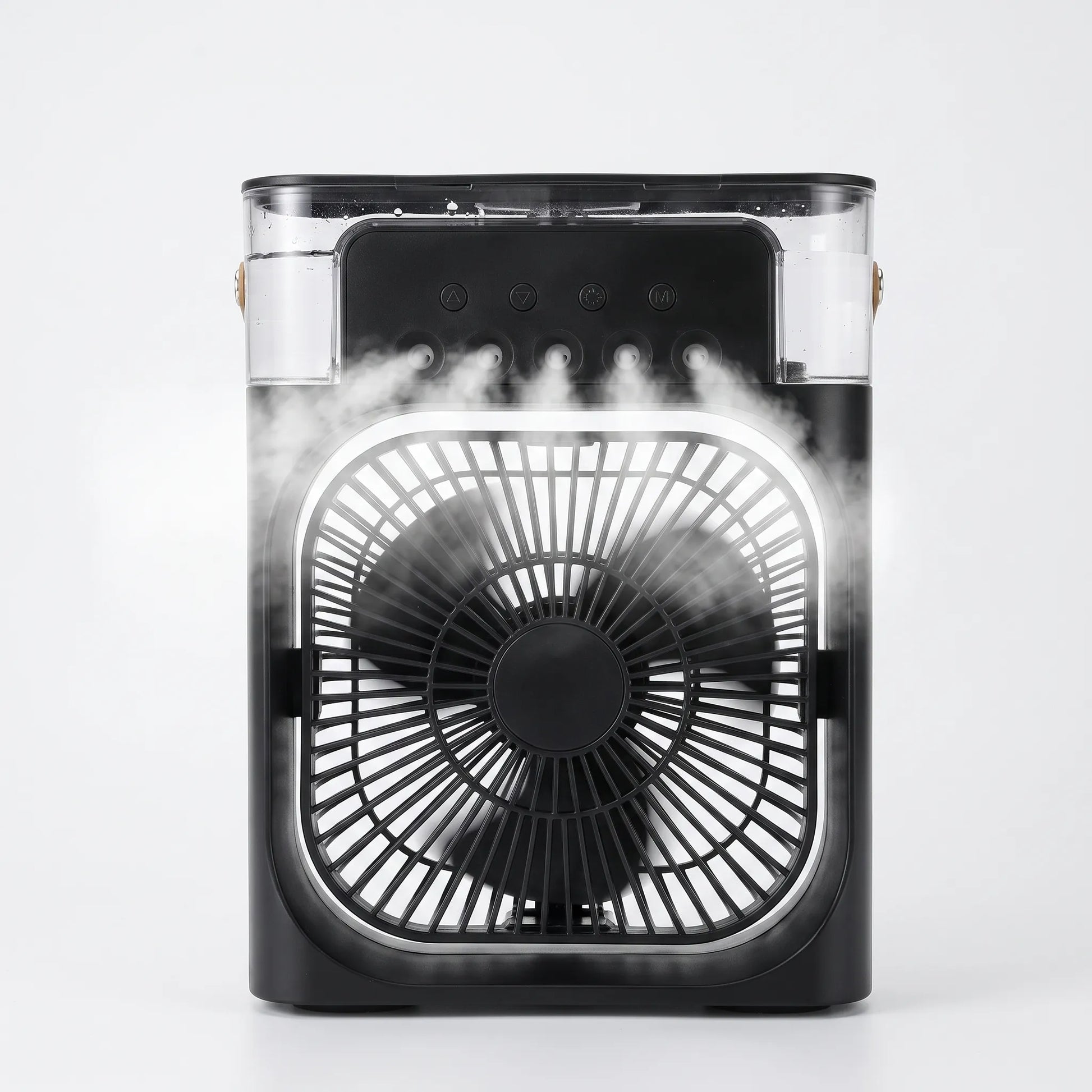Portable air cooler control panel
