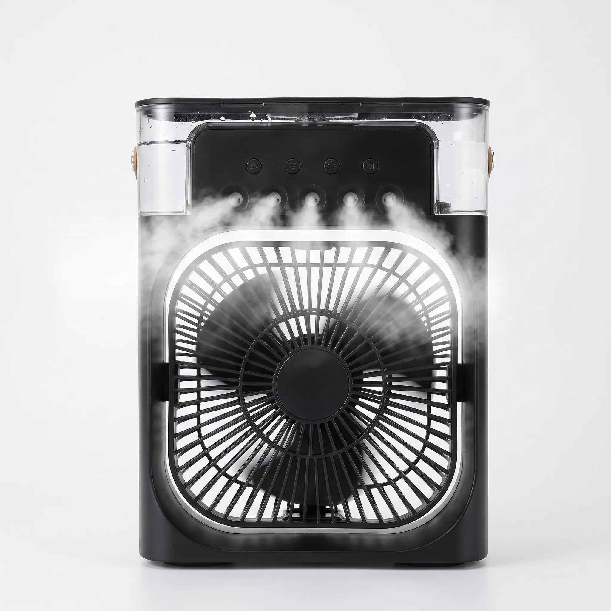Portable air cooler control panel