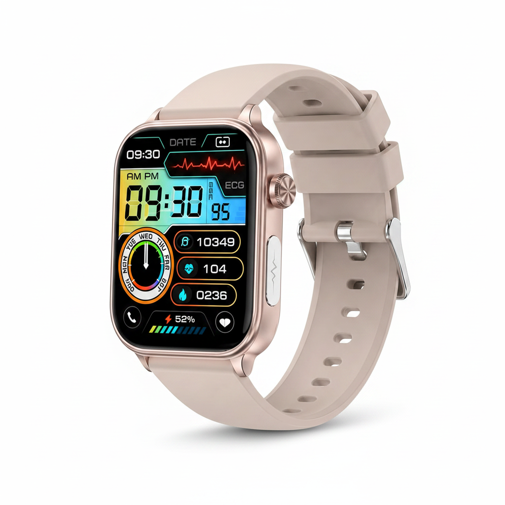 Versatile Smart Fitness Watch with Oxygen Monitoring and Bluetooth Connectivity – Activity & Health Tracker for Sport and Daily Wear
