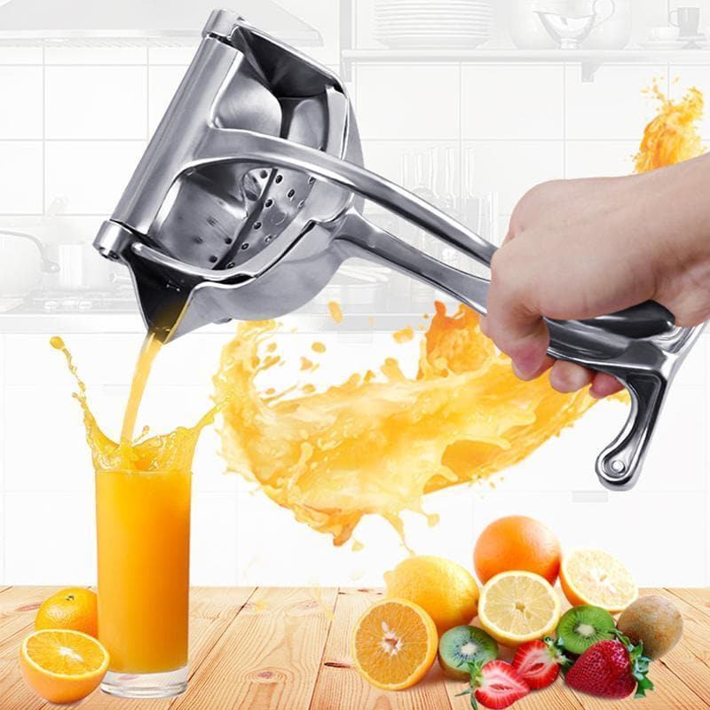 Ergonomic Stainless Steel Manual Fruit Juicer for Effortless Citrus Extraction