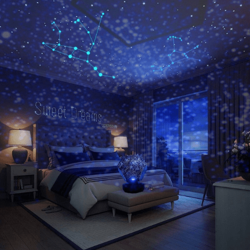 Galaxy Star Projector | LED Nebula Night Light & Ceiling Decor