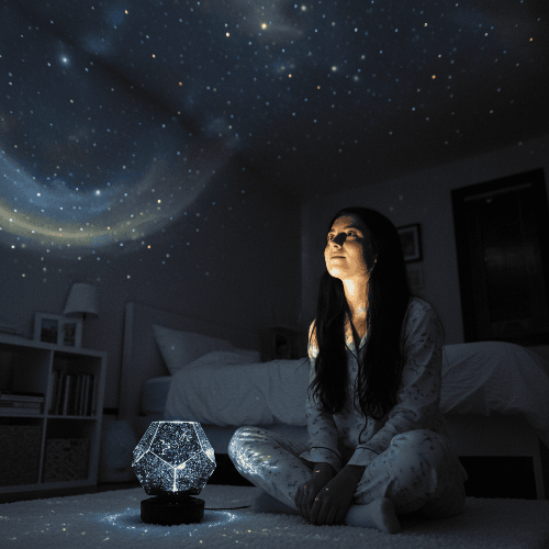 Galaxy Star Projector | LED Nebula Night Light & Ceiling Decor