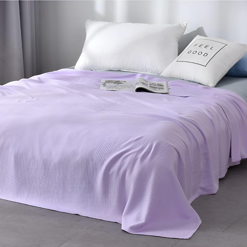 Summer Breeze Bamboo Cooling Blanket – Lightweight Breathable Bed Throw for Hot Sleepers & Warm Nights