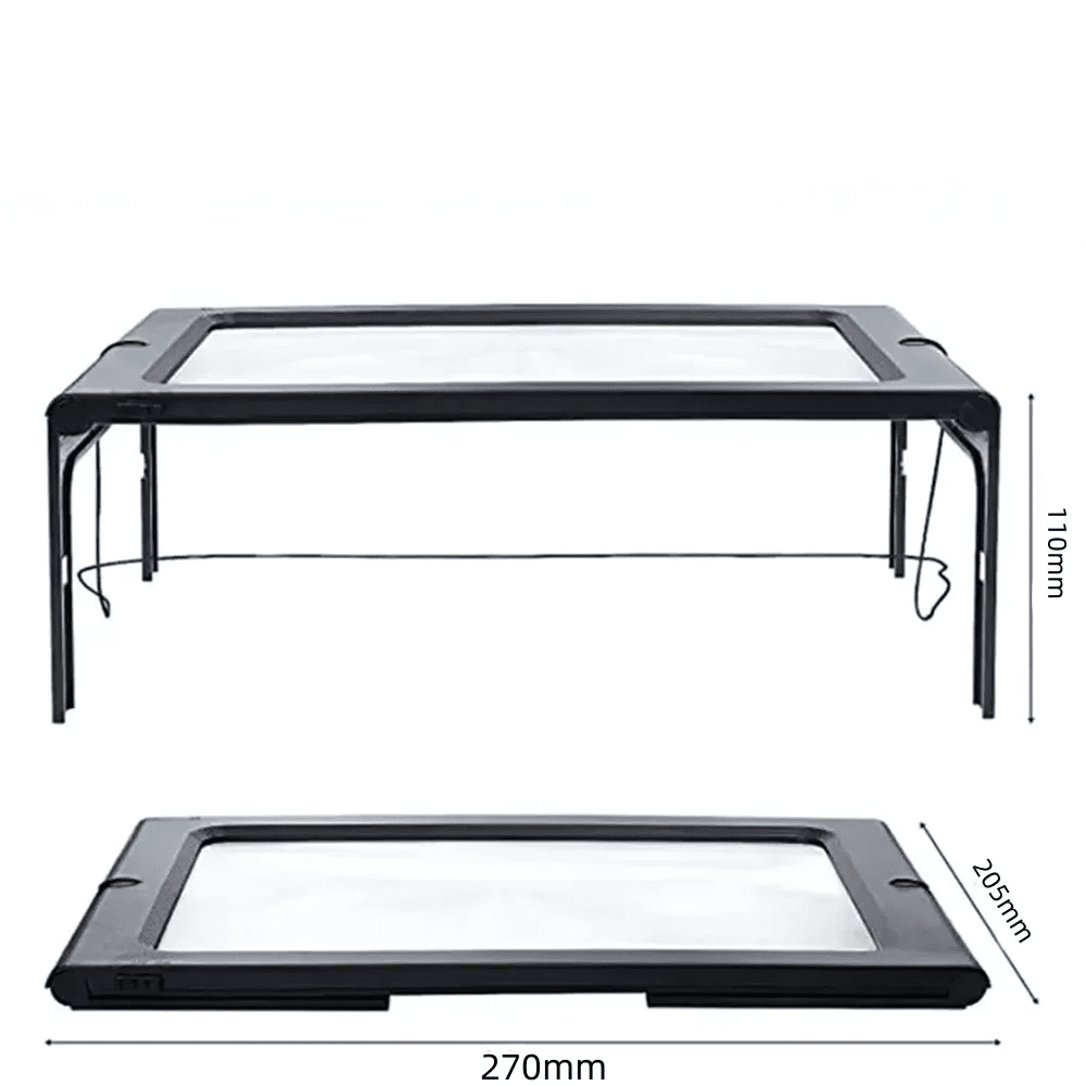 Smart Foldable 3X Magnifying Glass – LED Light Designed for Clear and Comfortable Reading Support