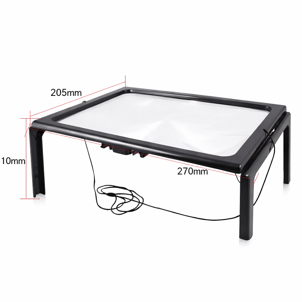 Smart Foldable 3X Magnifying Glass – LED Light Designed for Clear and Comfortable Reading Support