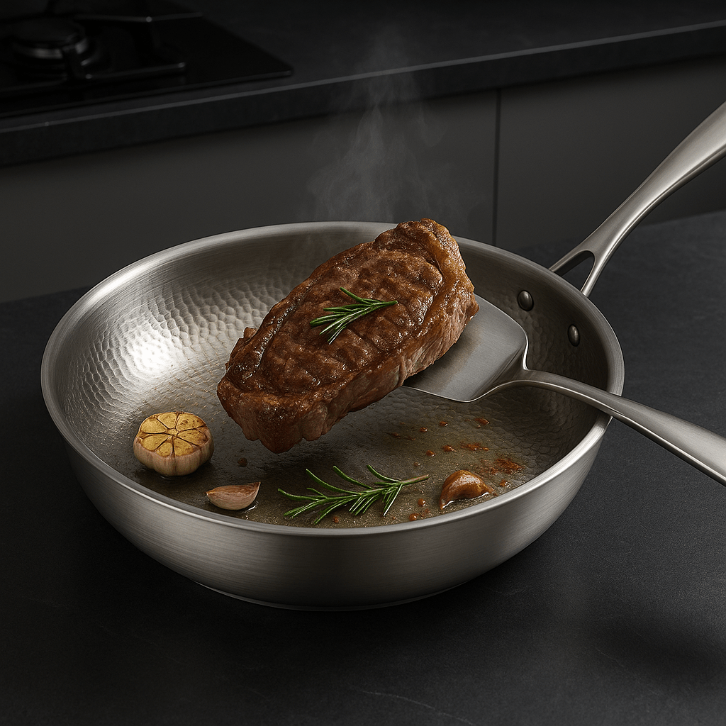Premium Titanium Alloy Non-stick Frying Pan – Superior Heat Distribution for Healthy, Durable, and Versatile Cooking on All Stovetops