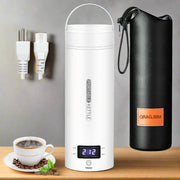TravelMate Portable Electric Kettle with Smart Temperature Control – Compact Travel Water Boiler with LCD Touch