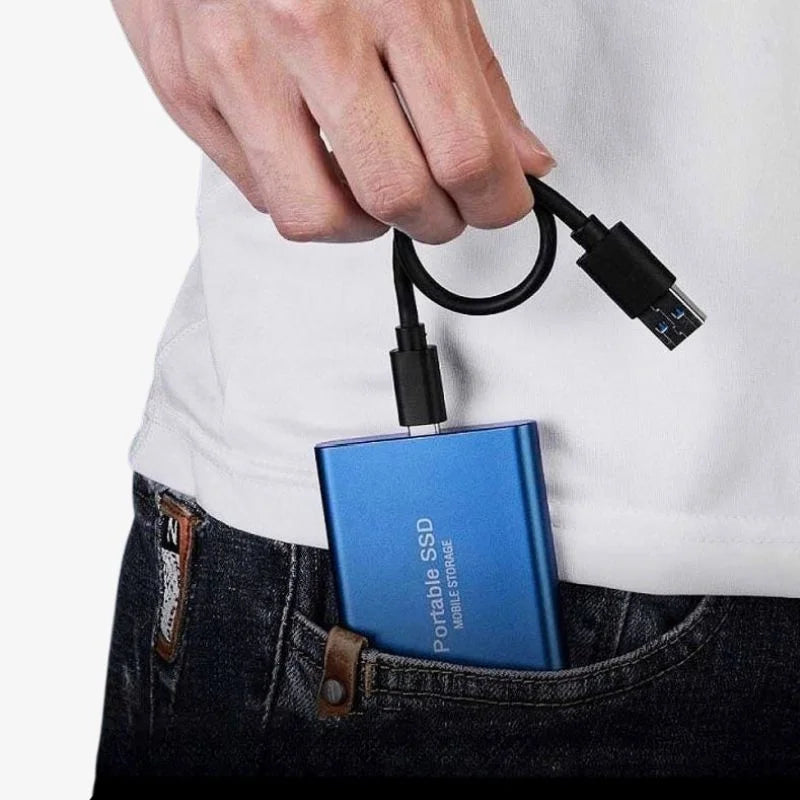 Portable External SSD | High-Speed USB-C Solid State Drive (128GB)