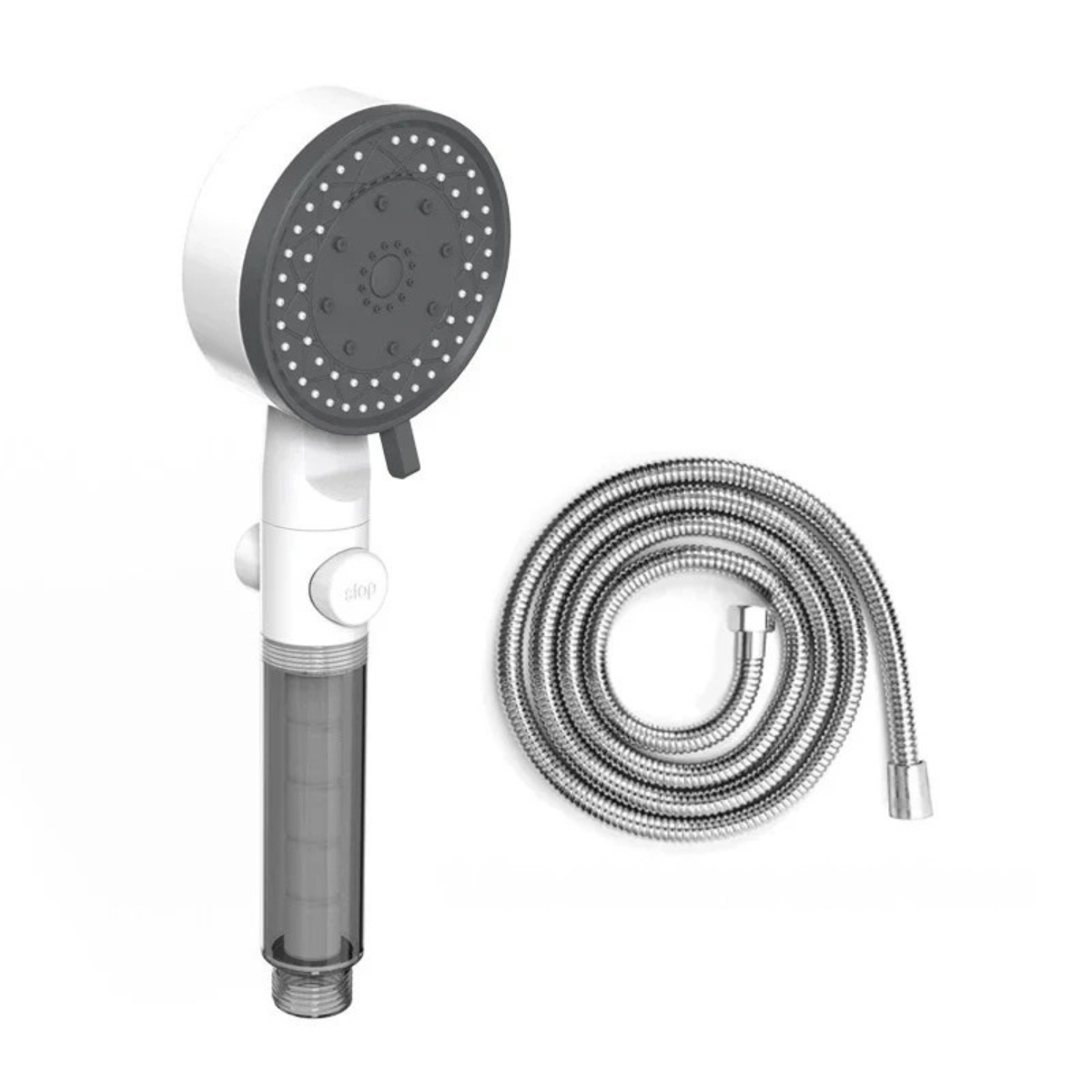 High-Pressure Handheld Shower Head with Water Filter and 10 Modes