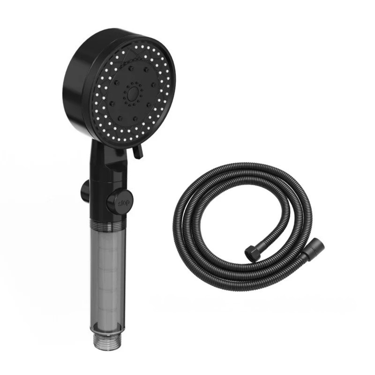 High-Pressure Handheld Shower Head with Water Filter and 10 Modes