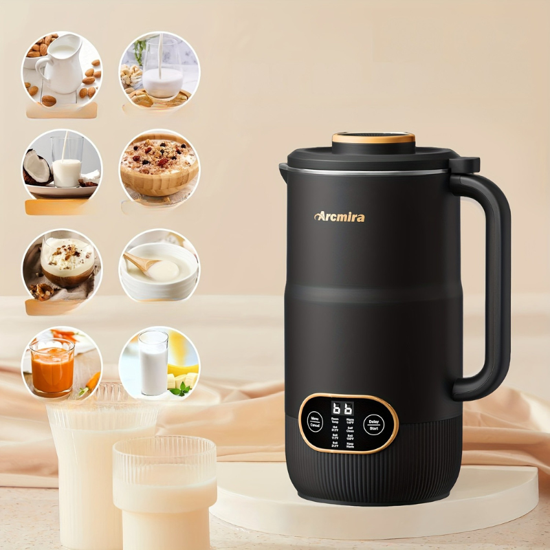 Automatic Plant-Based Milk Maker for Soy Almond and Oat Milk 35oz