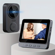 Wireless Video Doorbell with 4.3 Inch Indoor Screen and HD Camera