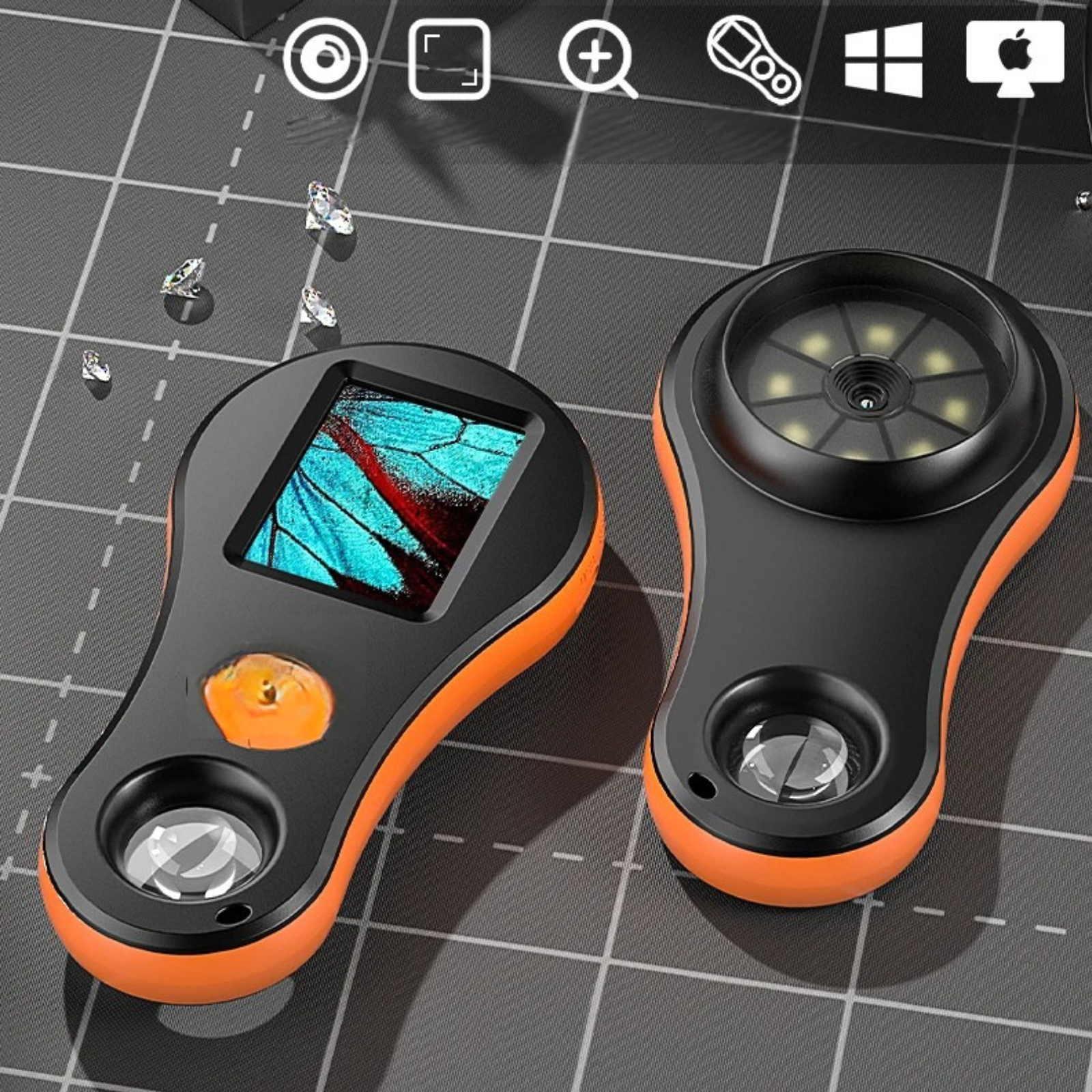 HD Digital PCB Repair Microscope with 1080P and 2 Inch IPS Screen