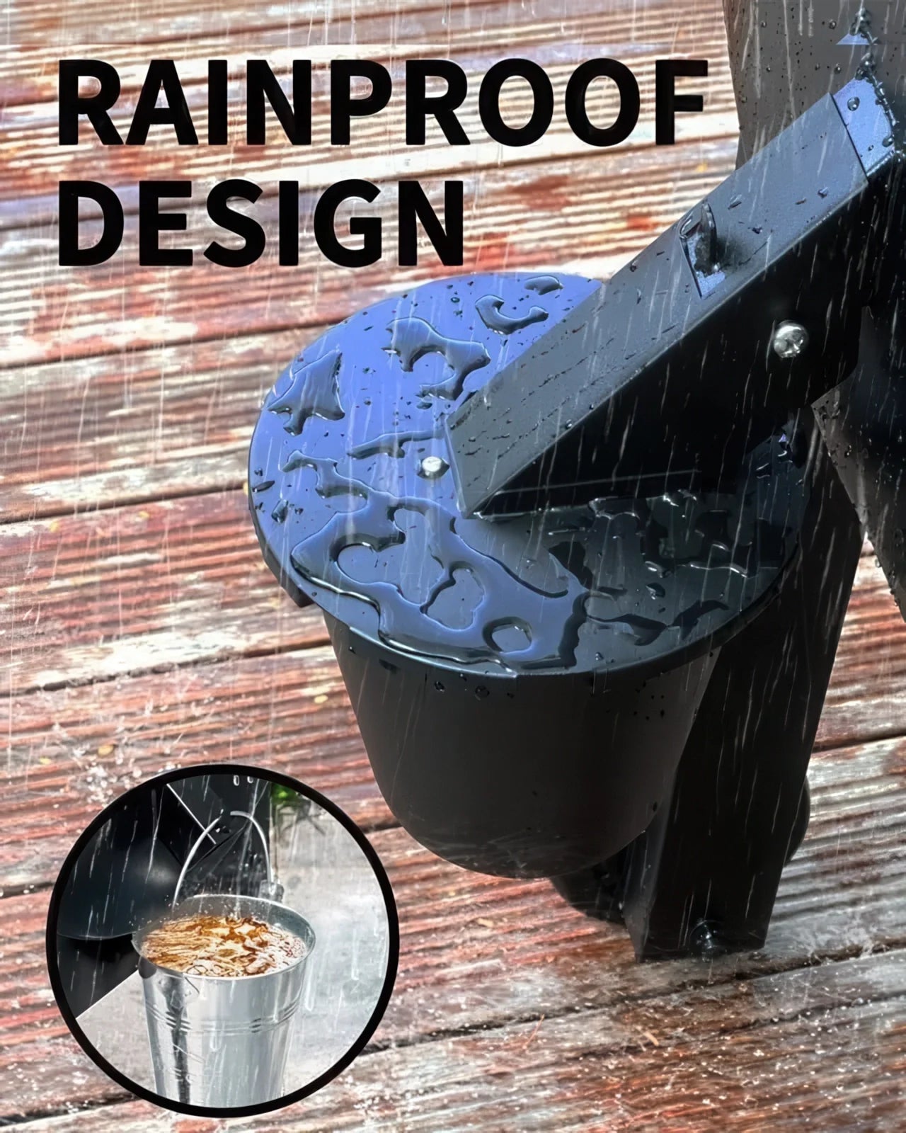 GrillGuard | Upgraded Enclosed Grease Bucket with Lid and Reusable Silicone Liner for Pellet Grills