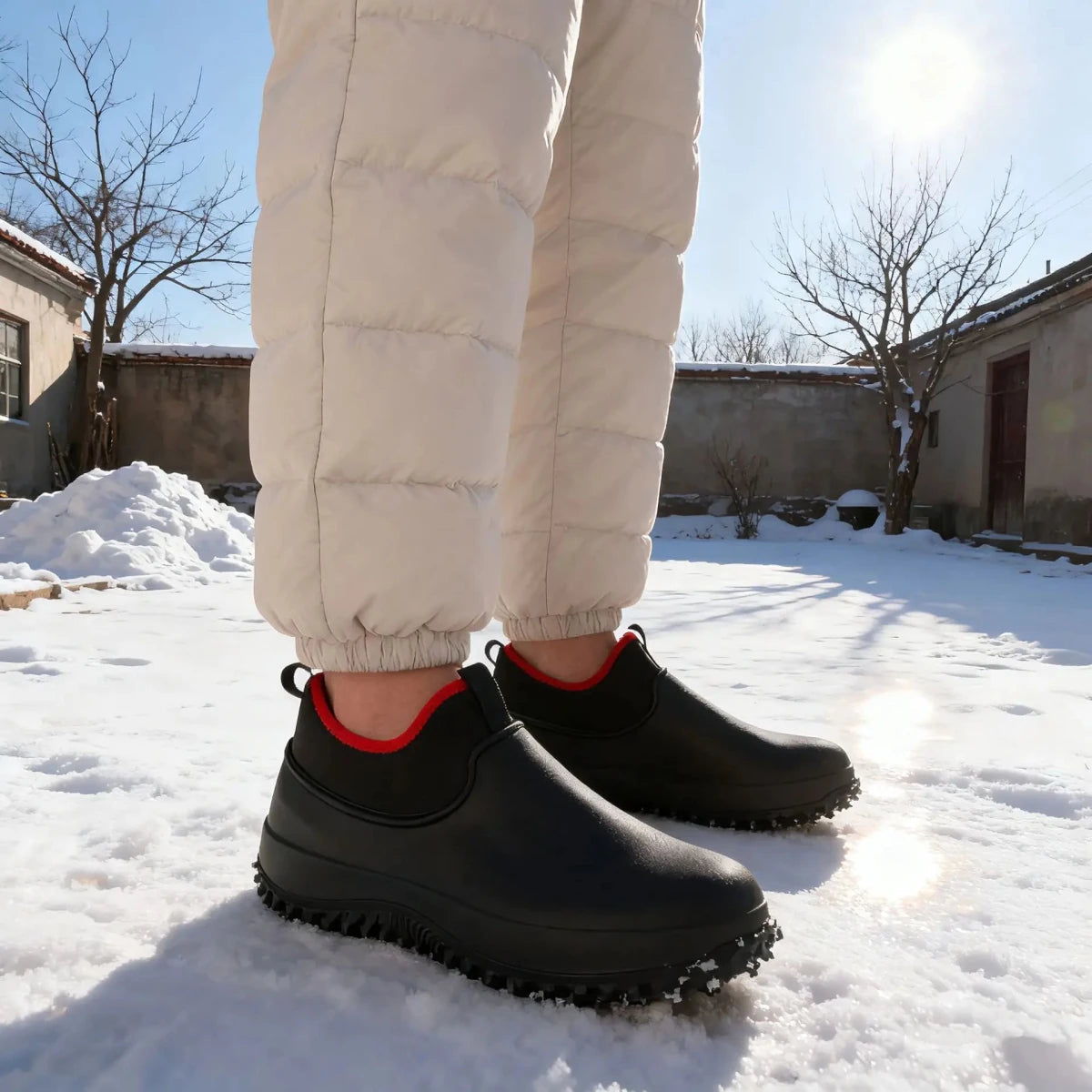 Waterproof Non-Slip Work Shoes - Durable Protective Safety Footwear for Kitchens, Warehouses and Sites