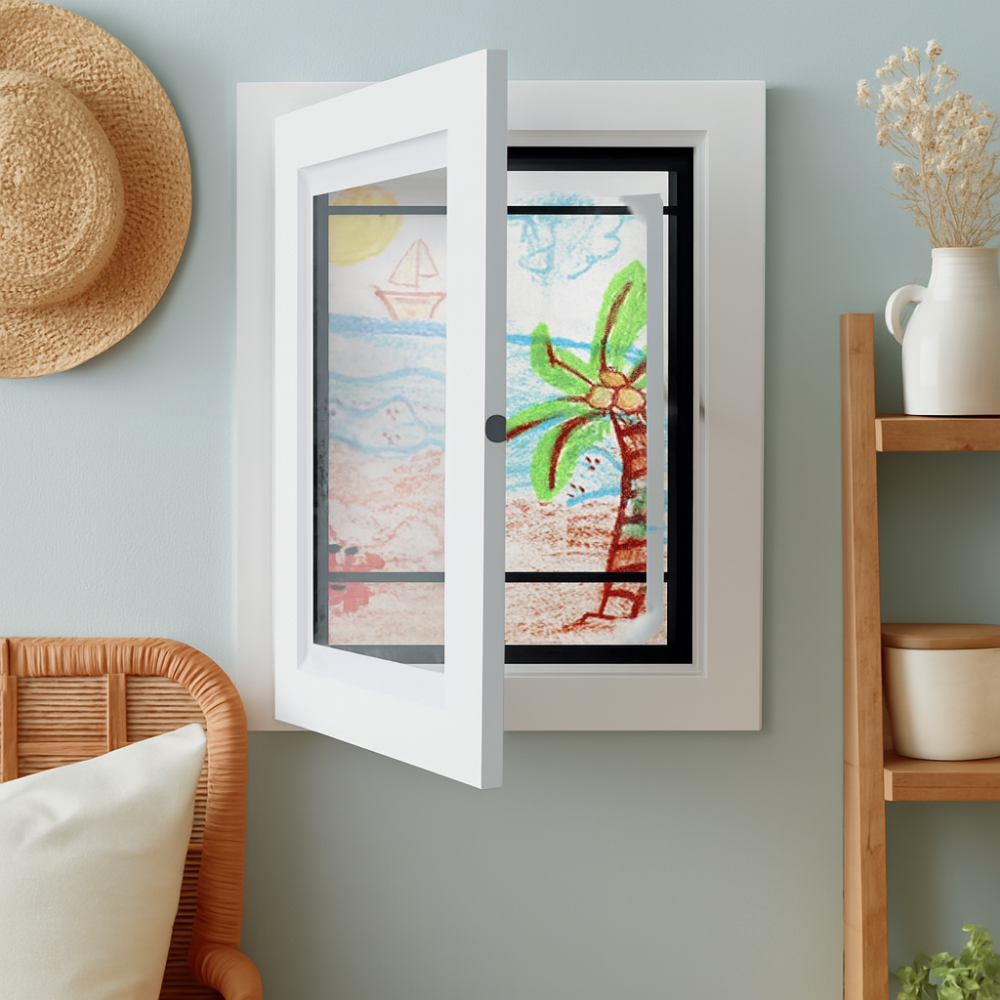 ArtNest | Kids Drawing Storage Frame and Wall Art Photo Display
