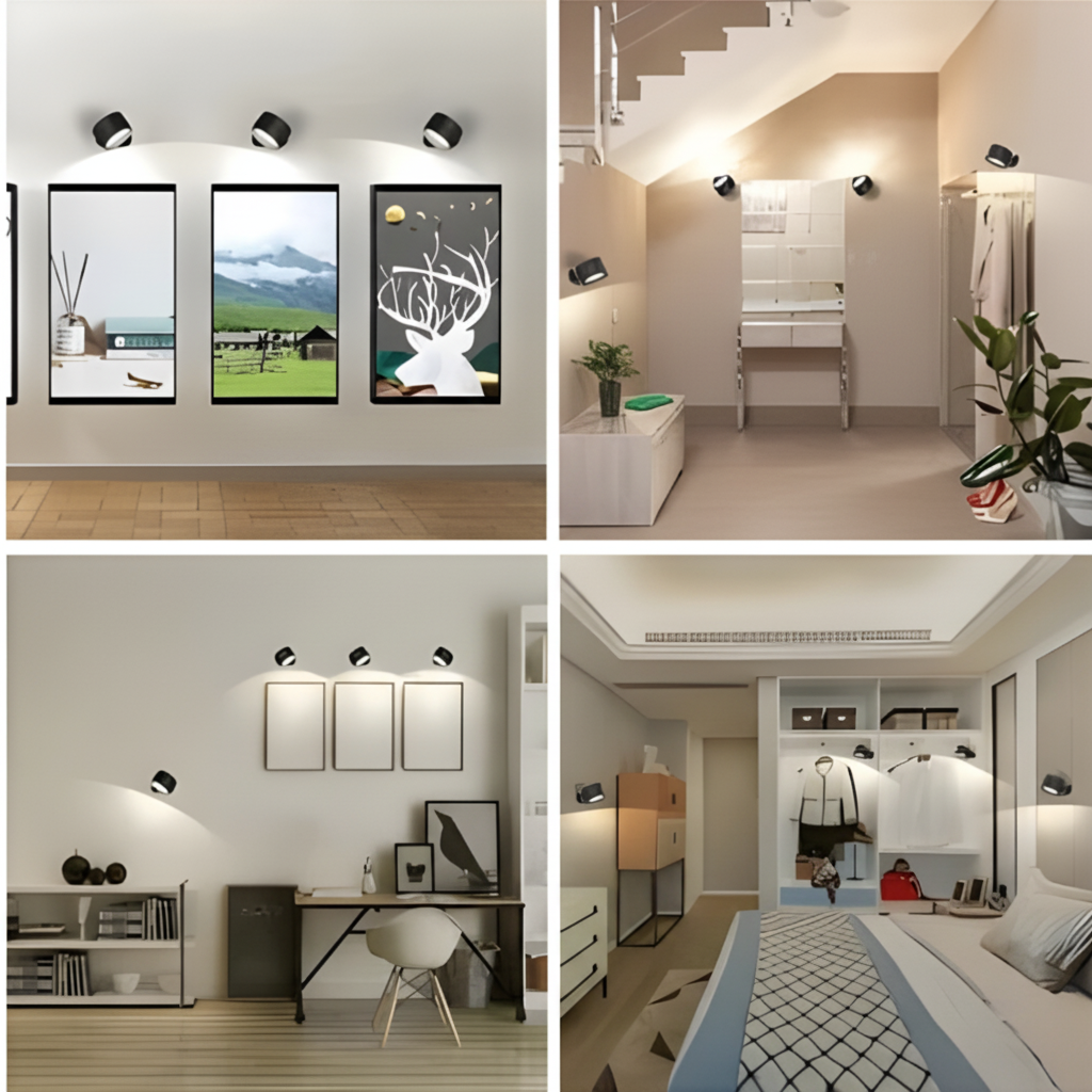 Magnetic LED Wall Sconce | Cordless Rechargeable Reading Lamp
