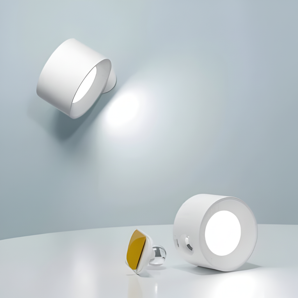 Magnetic LED Wall Sconce | Cordless Rechargeable Reading Lamp