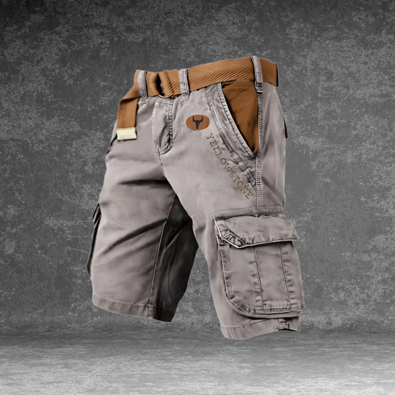 Men's Multi-Pocket Cargo Shorts for Everyday Utility – Comfortable Relaxed-Fit Casual Shorts for Work & Leisure
