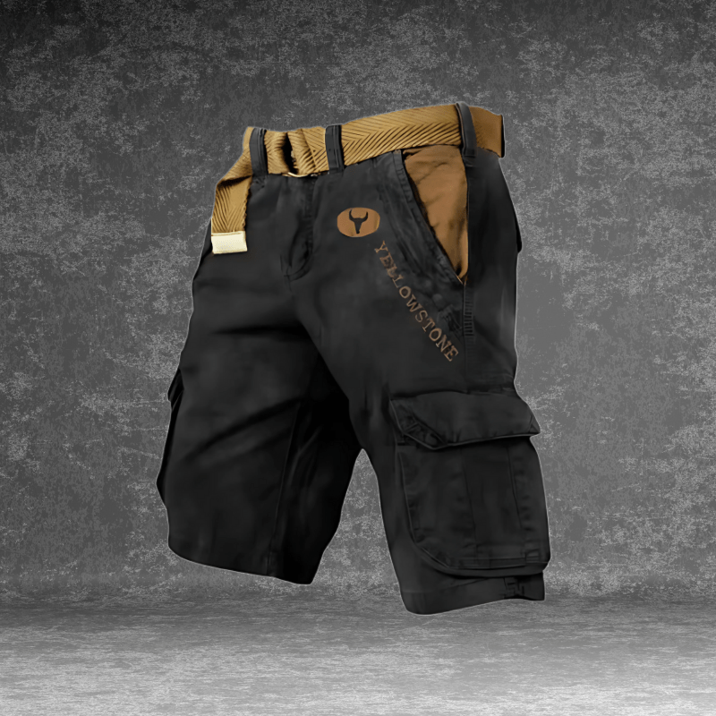 Men's Multi-Pocket Cargo Shorts for Everyday Utility – Comfortable Relaxed-Fit Casual Shorts for Work & Leisure