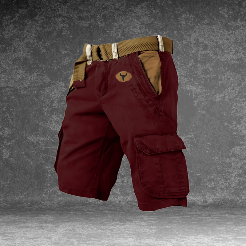 Men's Multi-Pocket Cargo Shorts for Everyday Utility – Comfortable Relaxed-Fit Casual Shorts for Work & Leisure