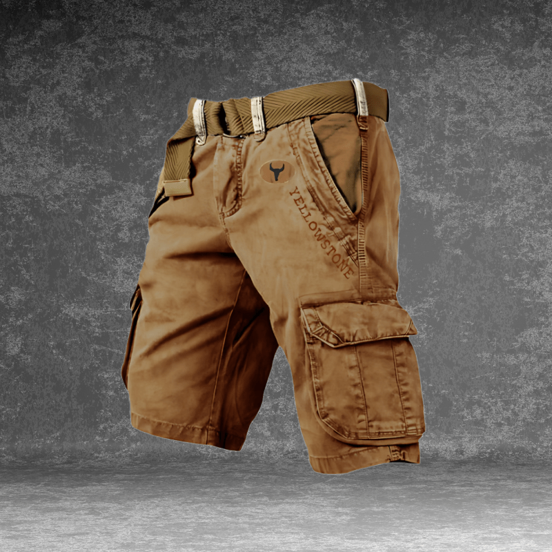 Men's Multi-Pocket Cargo Shorts for Everyday Utility – Comfortable Relaxed-Fit Casual Shorts for Work & Leisure