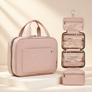 Hanging Travel Toiletry Bag | Waterproof Cosmetic Hygiene Case