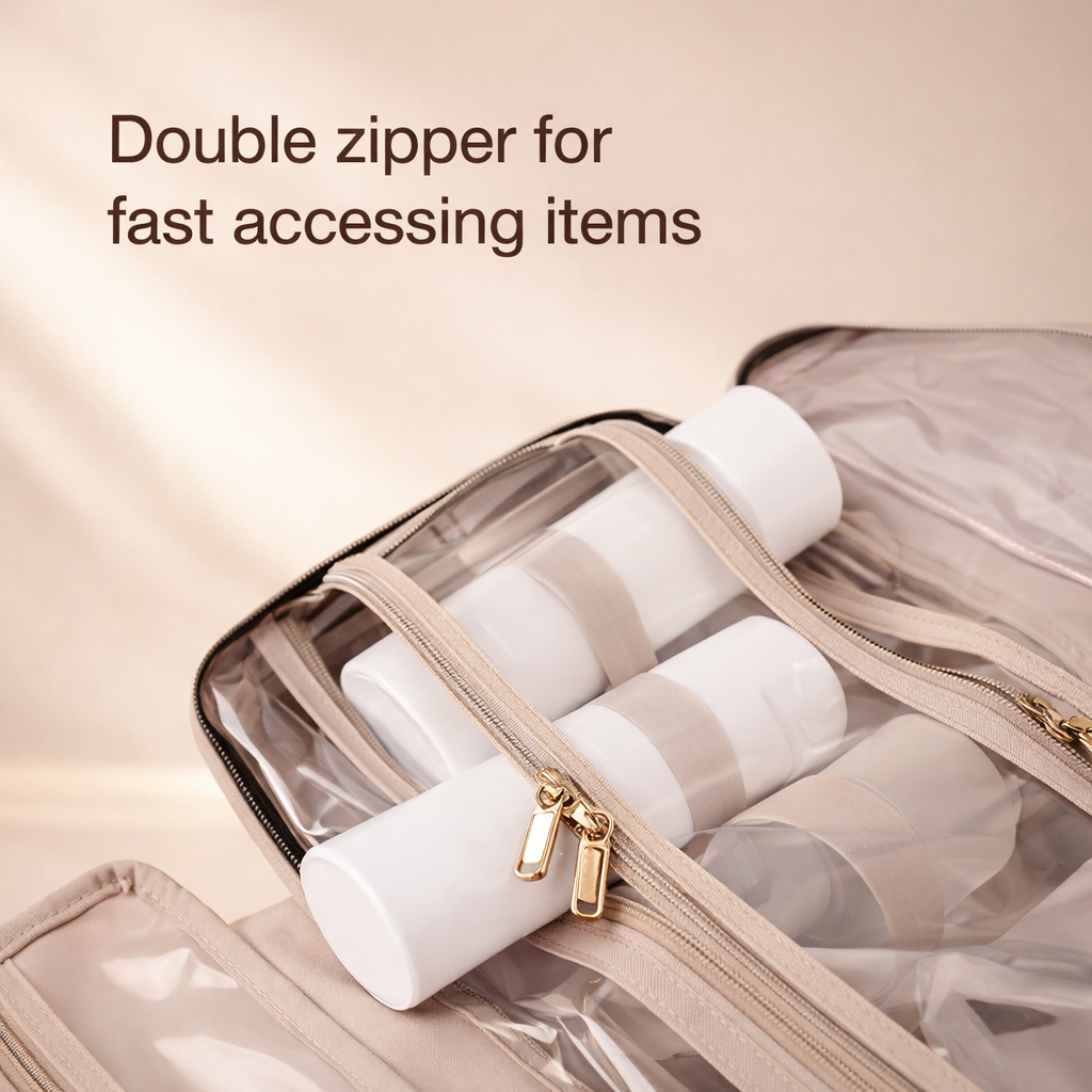 Hanging Travel Toiletry Bag | Waterproof Cosmetic Hygiene Case