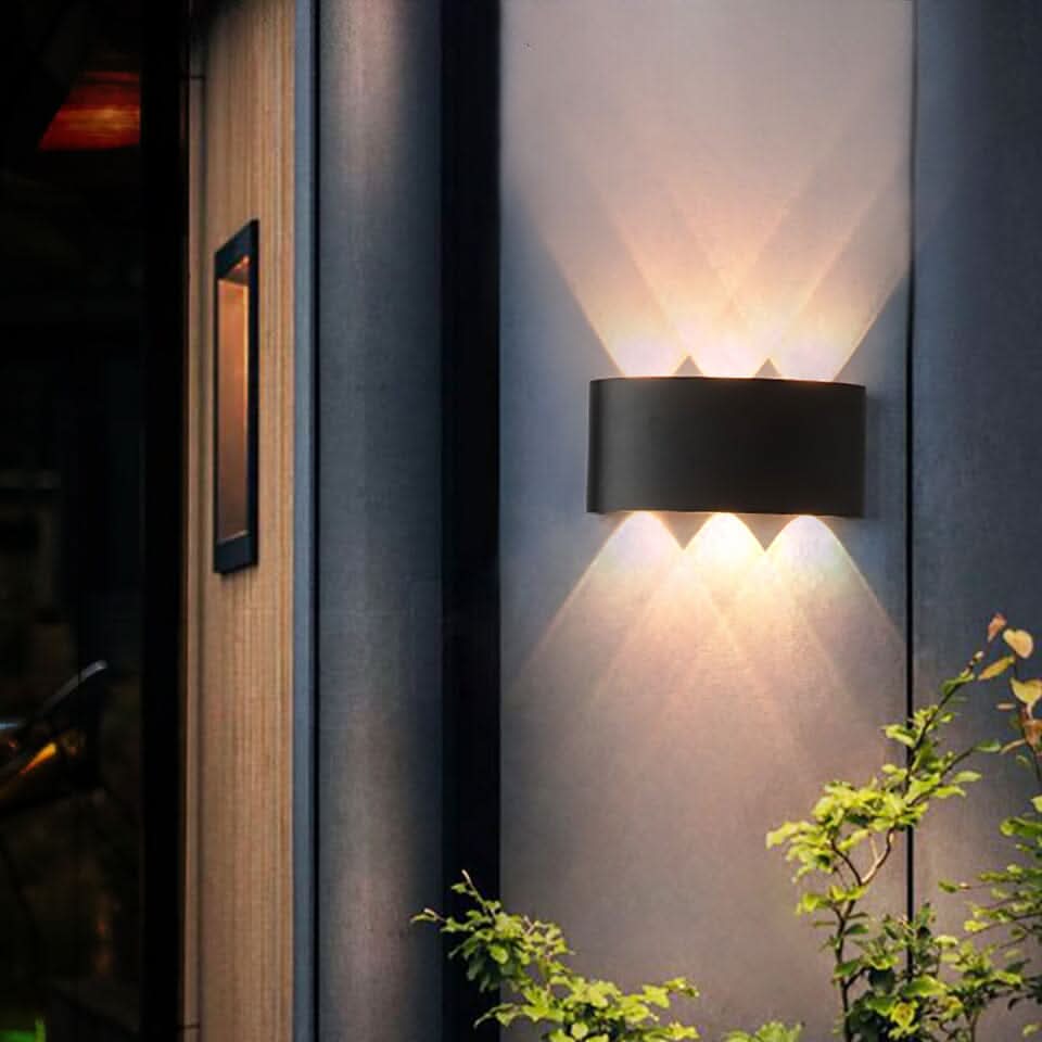 Outdoor LED Wall Light for Weatherproof Illumination - Modern Exterior Sconce for Patios, Doors and Walls