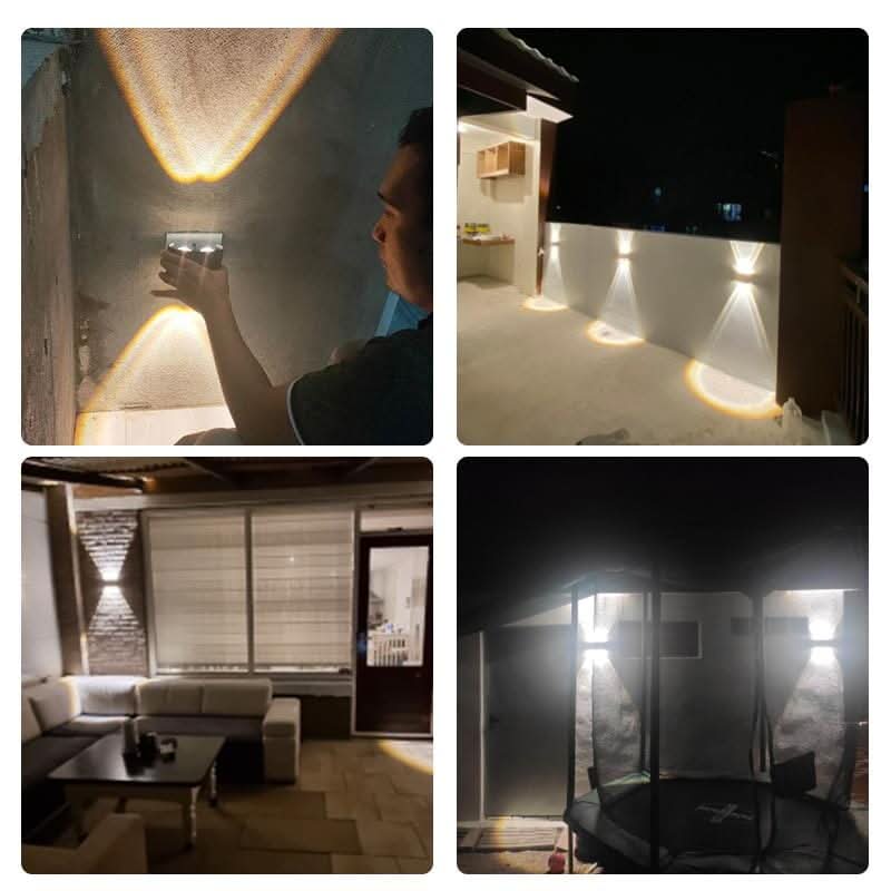 Outdoor LED Wall Light for Weatherproof Illumination - Modern Exterior Sconce for Patios, Doors and Walls