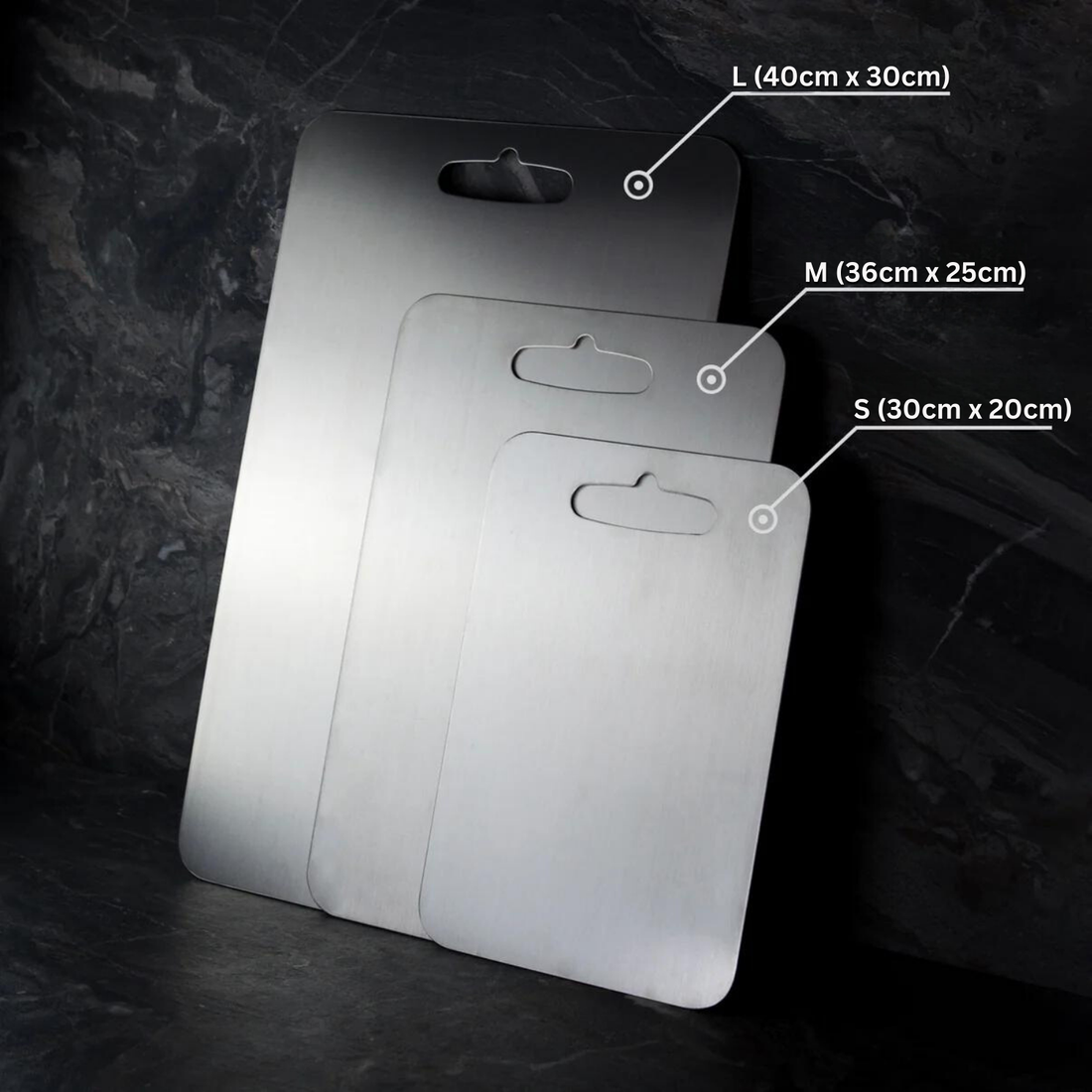 Medical-Grade Titanium Cutting Board | Nonporous Chopping Block