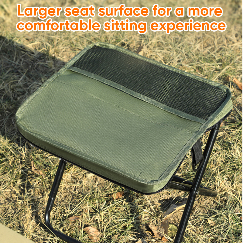 Foldable Backpack Stool and Portable Chair for Camping and Fishing